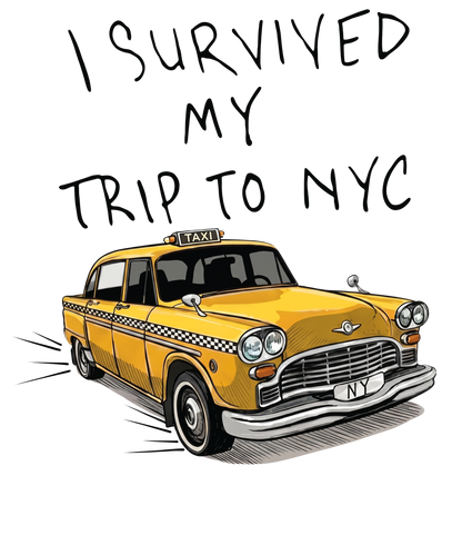 NYC Backpacking Souvenir T-Shirt | New York Travel Tee