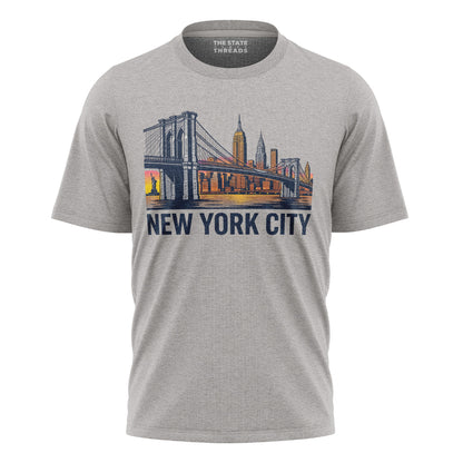 Brooklyn Bridge T-Shirt | NYC Pride Travel Souvenir Tee