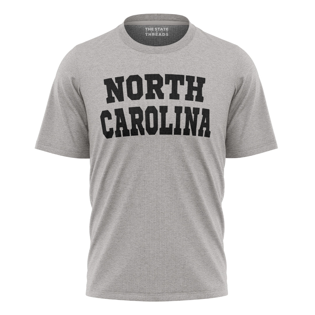 North Carolina Bold Lettering T-Shirt | Classic State Tee