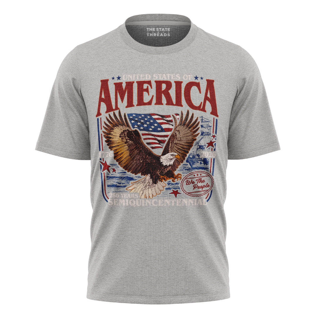 Happy 250th Birthday USA T-Shirt | 1776-2026 Retro Tee