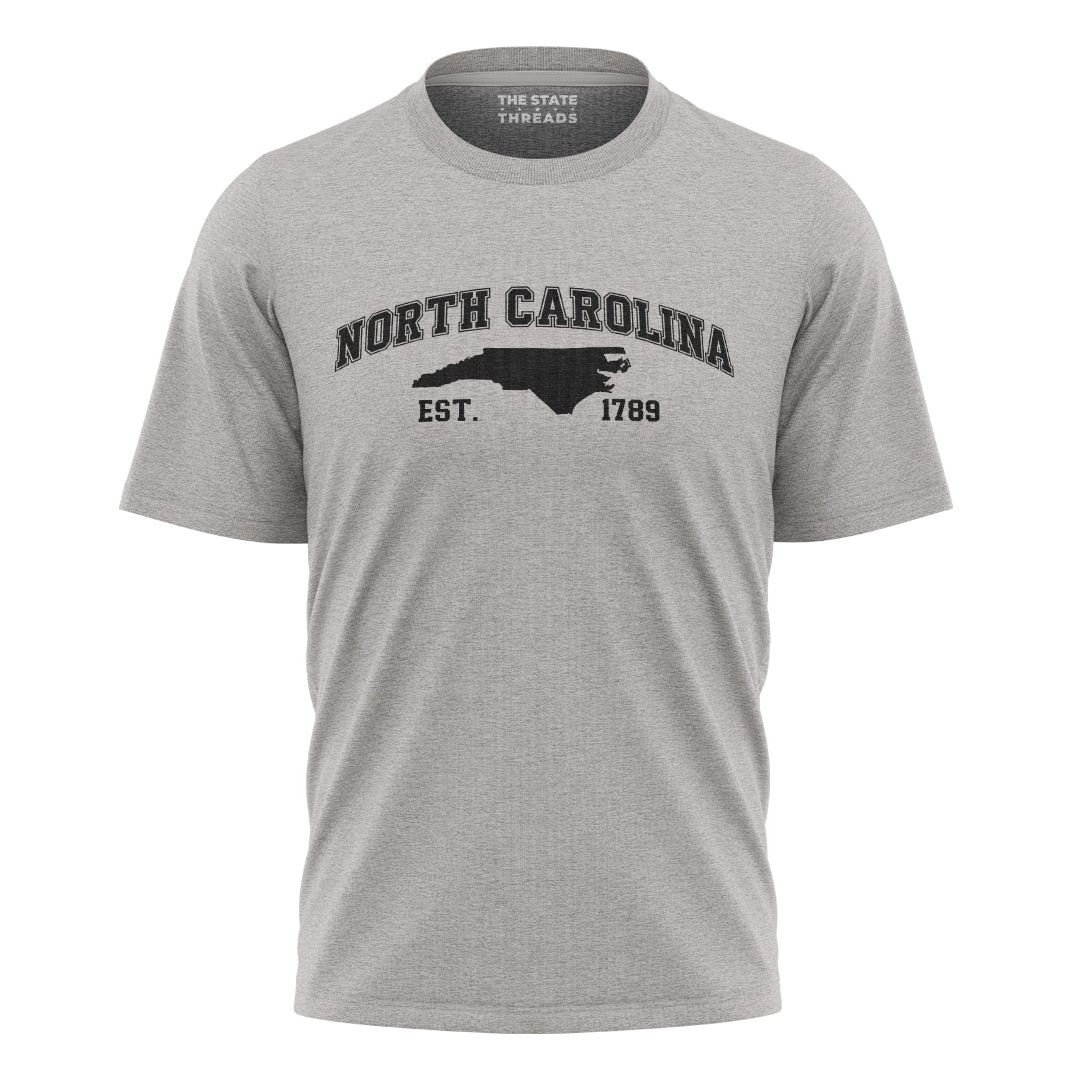 North Carolina City Map T-Shirt | Commemorative Souvenir Tee