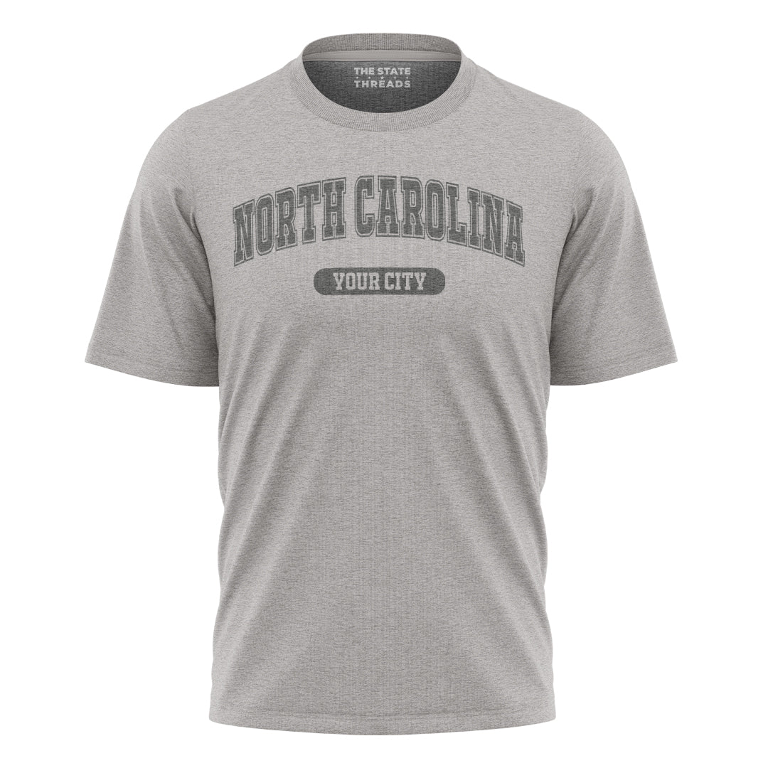 North Carolina Modern T-Shirt | Trendy City Print Tee