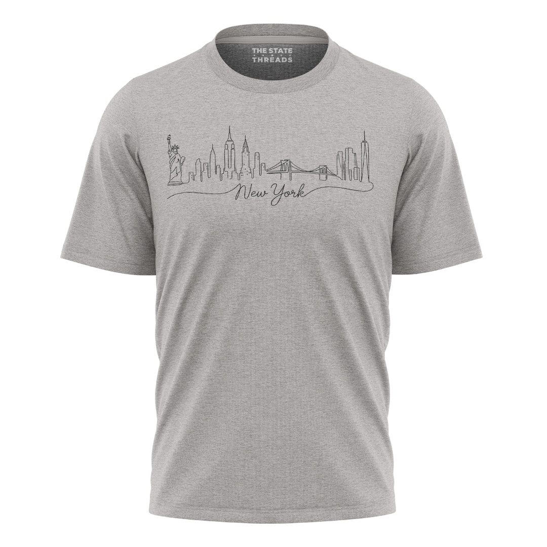 Classic Cool New York T-Shirt | Simple NYC Basic Tee