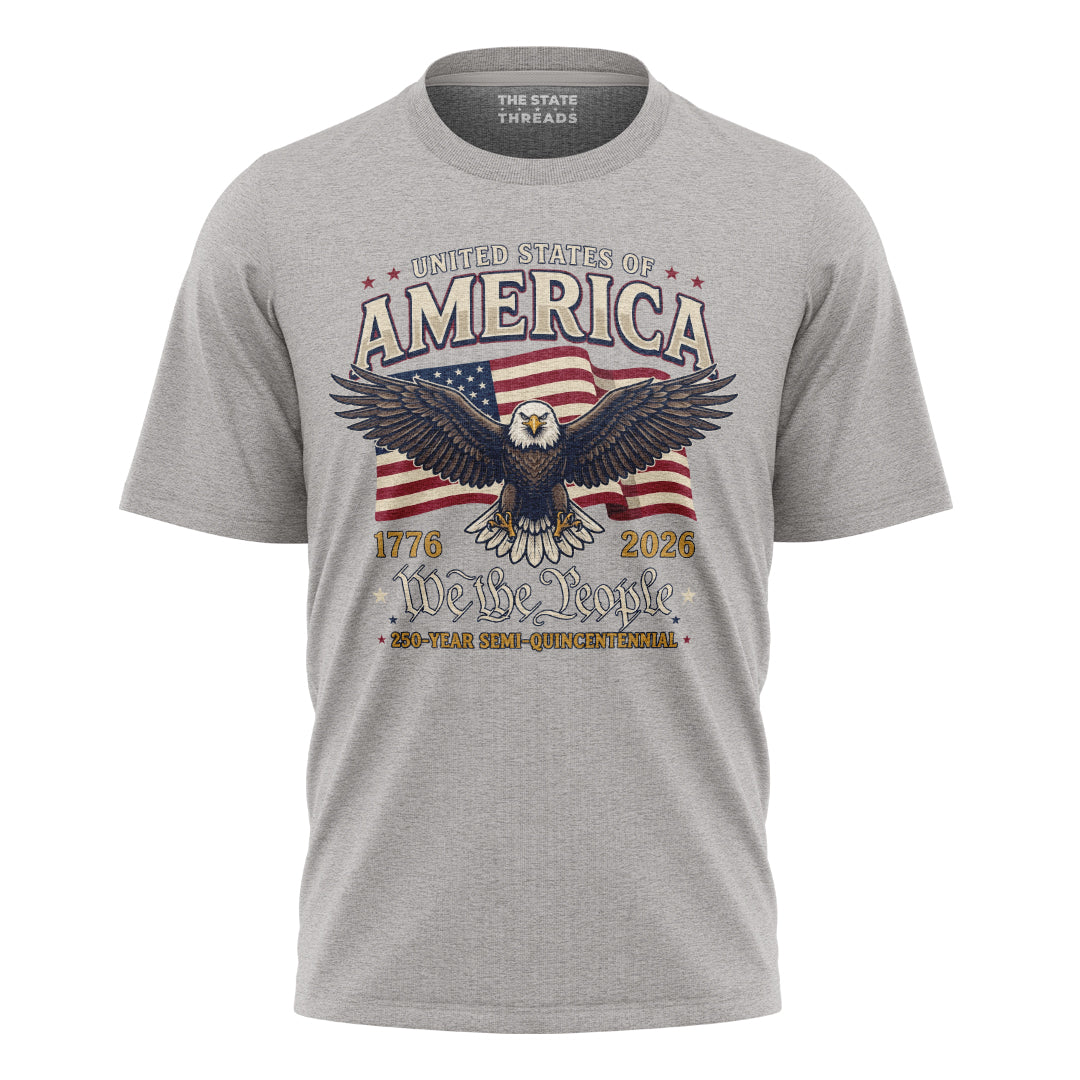 Retro USA 250th Anniversary T-Shirt | 1776-2026 Patriotic Tee