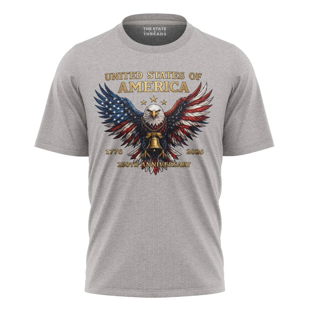 USA Patriotic Eagle T-Shirt | 1776-2026 250th Anniversary Tee
