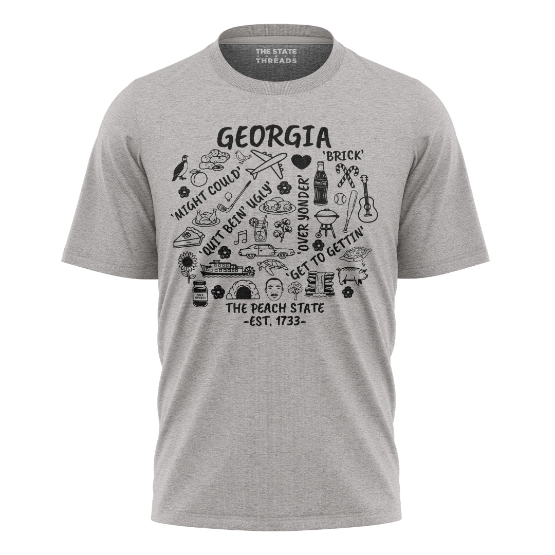 Georgia Signature T-Shirt | Atlanta Classic State Tee