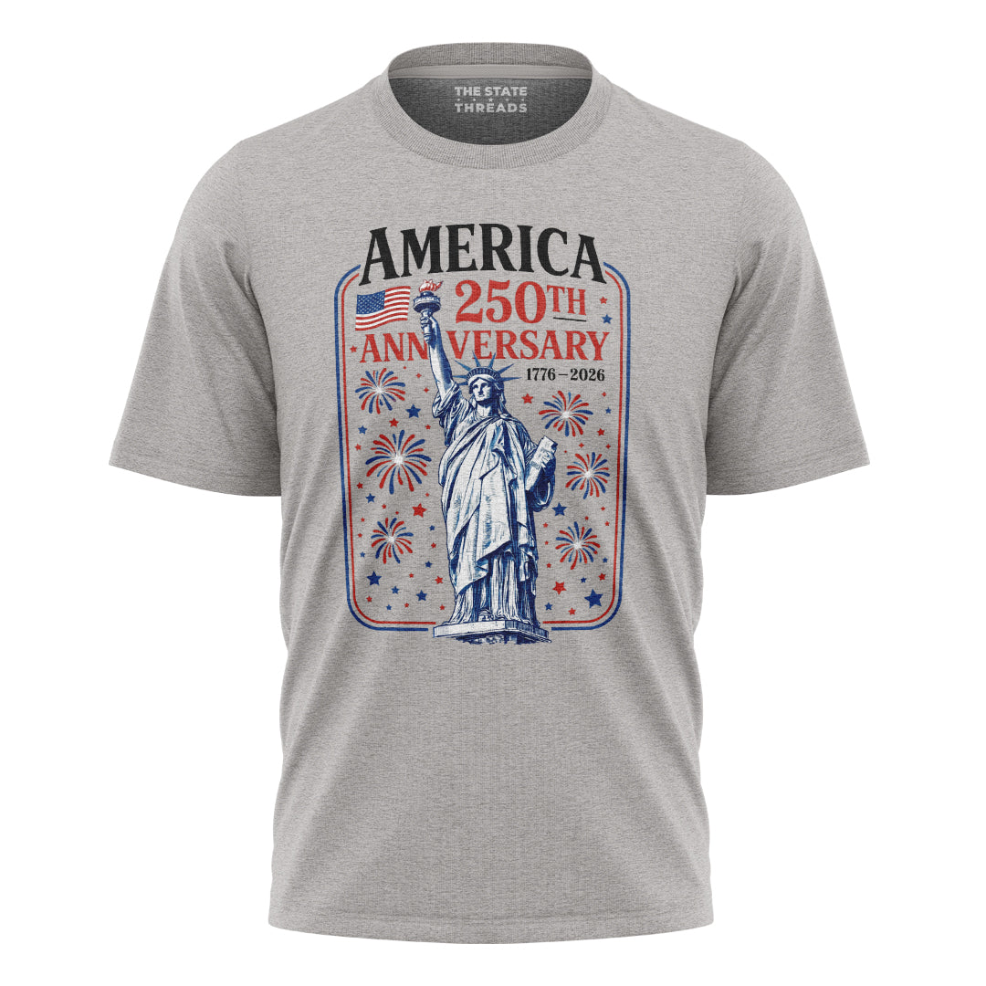 Statue of Liberty 250th Anniversary T-Shirt | Fireworks Tee