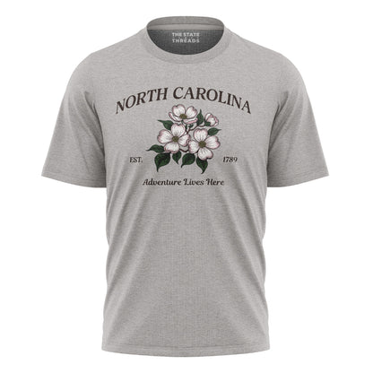 North Carolina Adventure T-Shirt | Beautiful Floral Tee