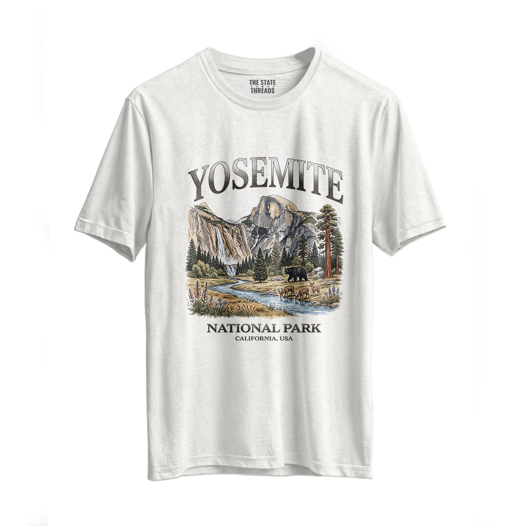 Yosemite National Park T-Shirt | 1776-2026 Retro Tee