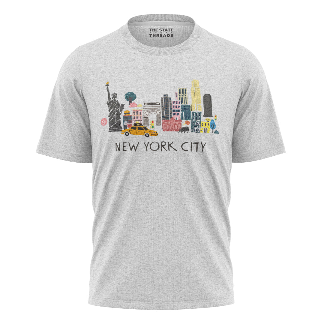 NYC Travel Souvenir T-Shirt | American Places Tee