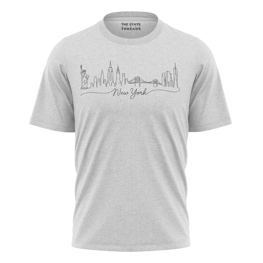 Classic Cool New York T-Shirt | Simple NYC Basic Tee
