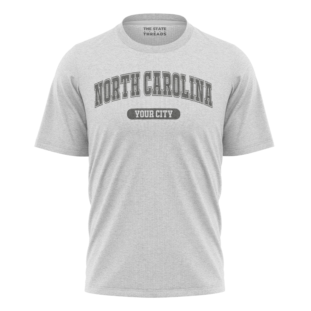 North Carolina Modern T-Shirt | Trendy City Print Tee