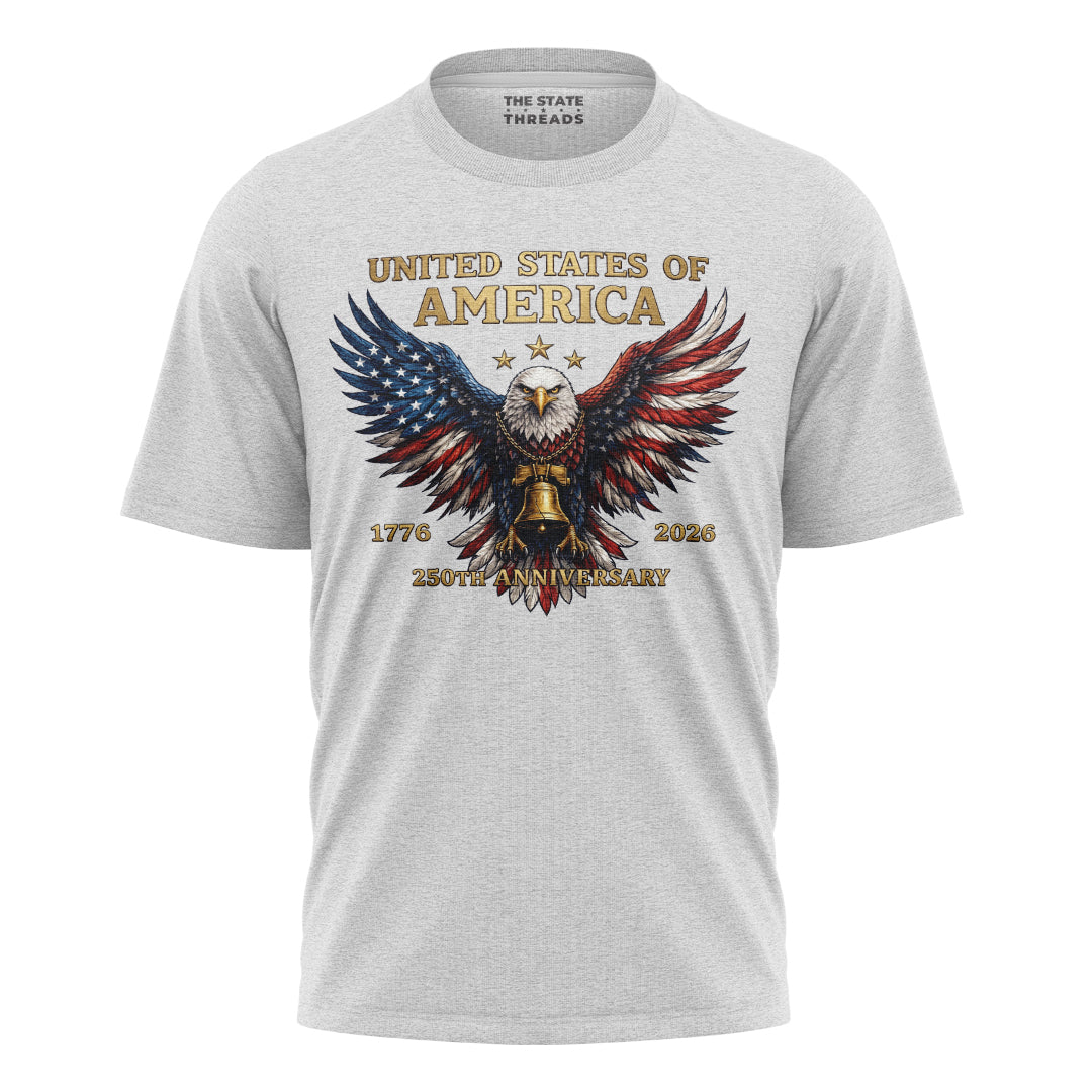USA Patriotic Eagle T-Shirt | 1776-2026 250th Anniversary Tee