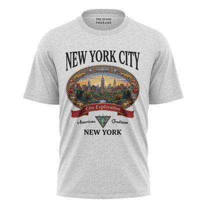NYC Cartoon Style T-Shirt | Traditional Classic Tee