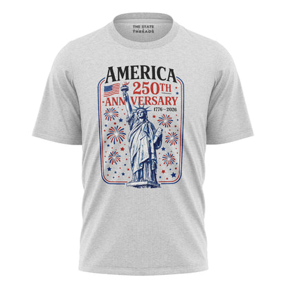 Statue of Liberty 250th Anniversary T-Shirt | Fireworks Tee