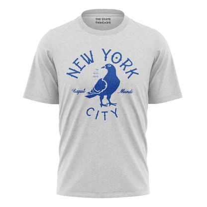 New York Dove Graphic T-Shirt | Bold Lettering Style Tee