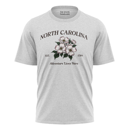 North Carolina Adventure T-Shirt | Beautiful Floral Tee