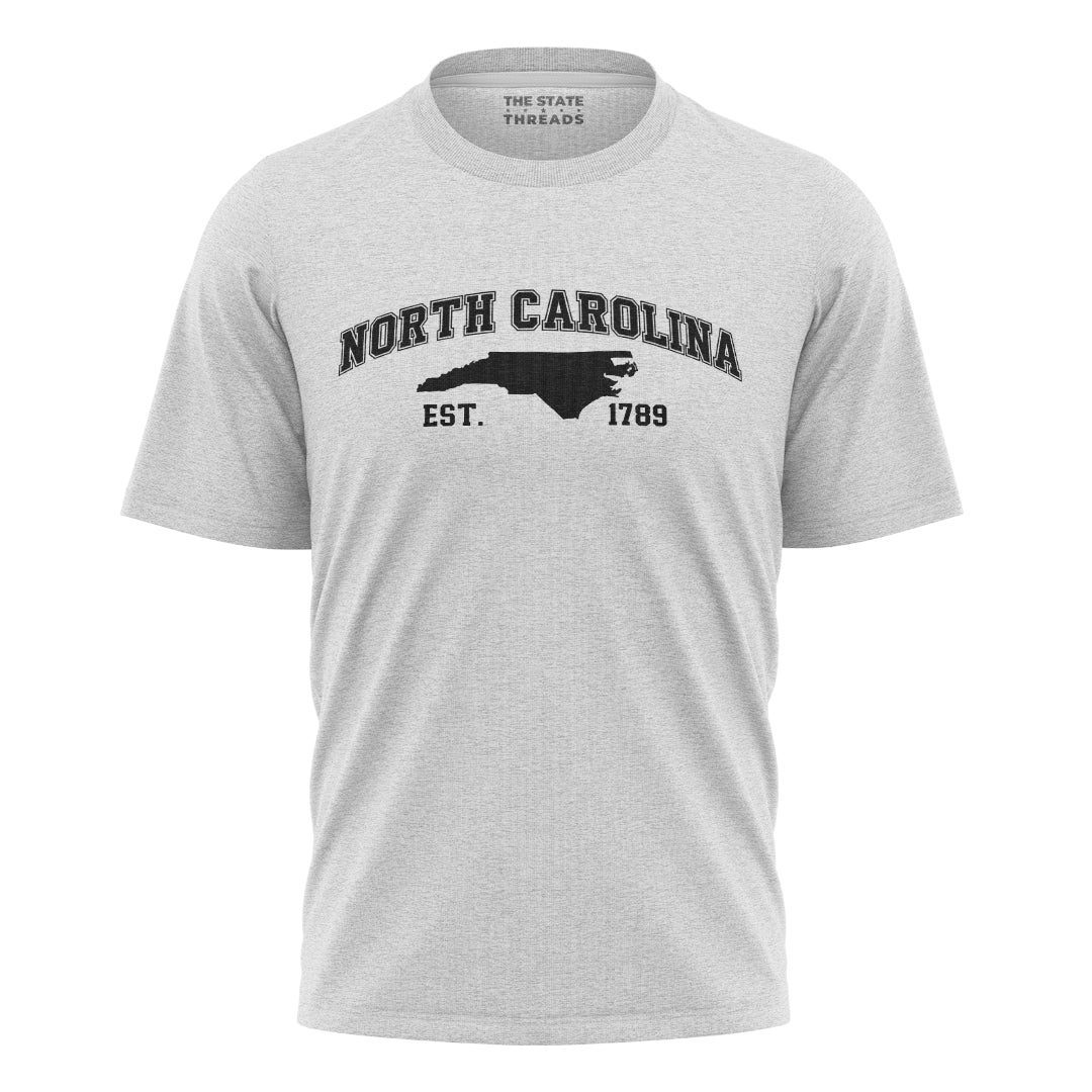 North Carolina City Map T-Shirt | Commemorative Souvenir Tee