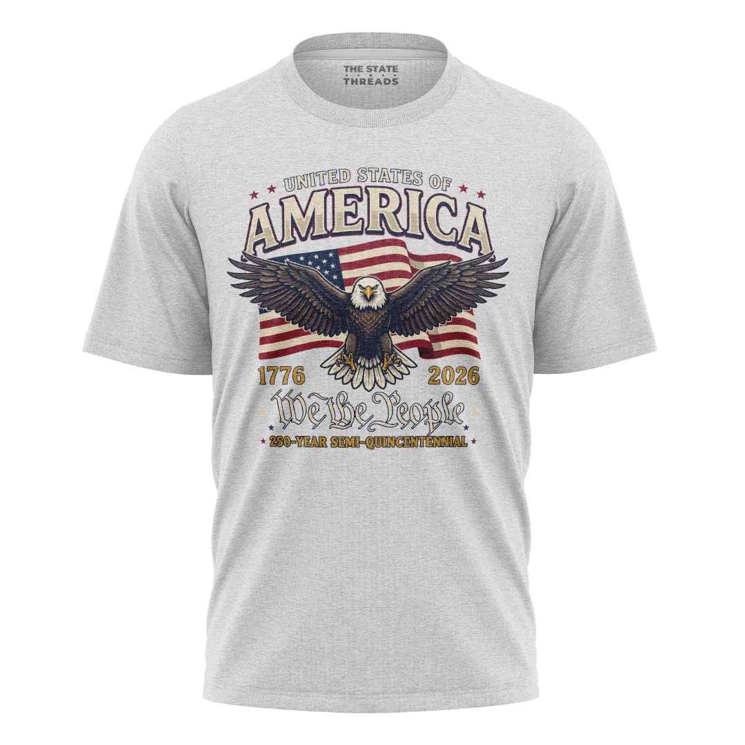 Retro USA 250th Anniversary T-Shirt | 1776-2026 Patriotic Tee