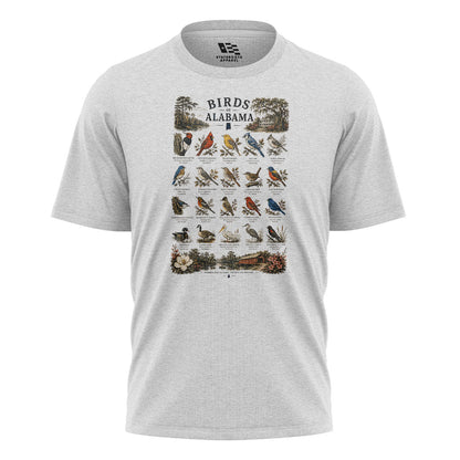 Alabama Birds Of Alabama Birding Chart - White flatlay