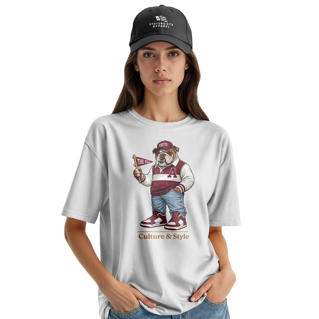 Alabama Bulldog Mascot 1875 Culture Style - White lifestyle 3