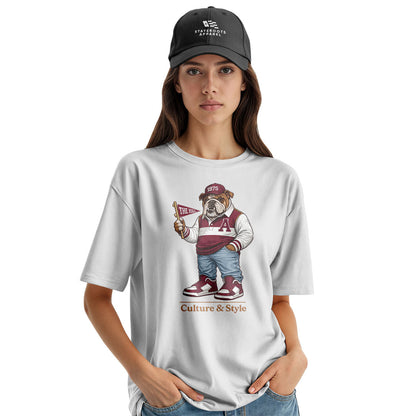 Alabama Bulldog Mascot 1875 Culture Style - White lifestyle 3