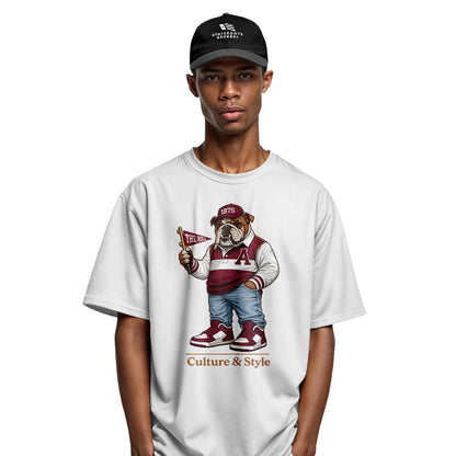 Alabama Bulldog Mascot 1875 Culture Style - White lifestyle 4