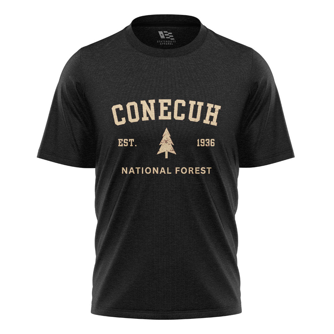 Alabama Conecuh National Forest Pine Est 1936 - Black flatlay