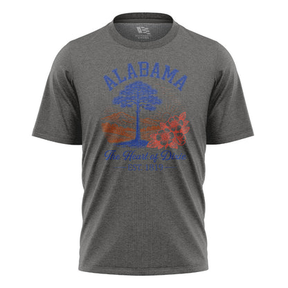 Alabama Heart Of Dixie Longleaf Pine Tree - Charcoal flatlay