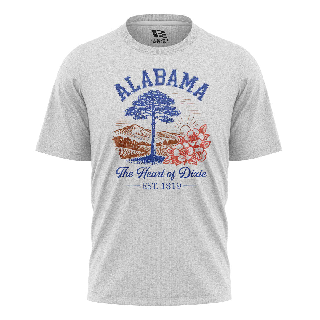Alabama Heart Of Dixie Longleaf Pine Tree - White flatlay