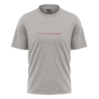 Alabama I Love Alabama Minimal Typewriter - Sport Grey flatlay