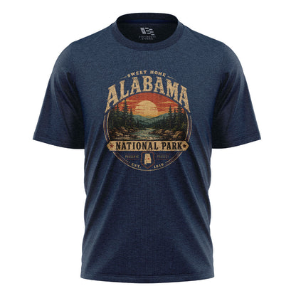 Alabama Sweet Home National Park Sunset River - Navy flatlay