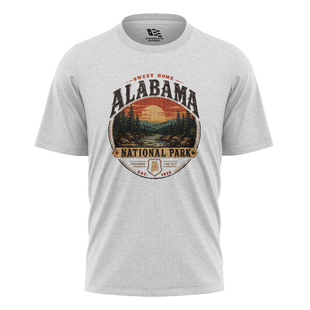 Alabama Sweet Home National Park Sunset River - White flatlay