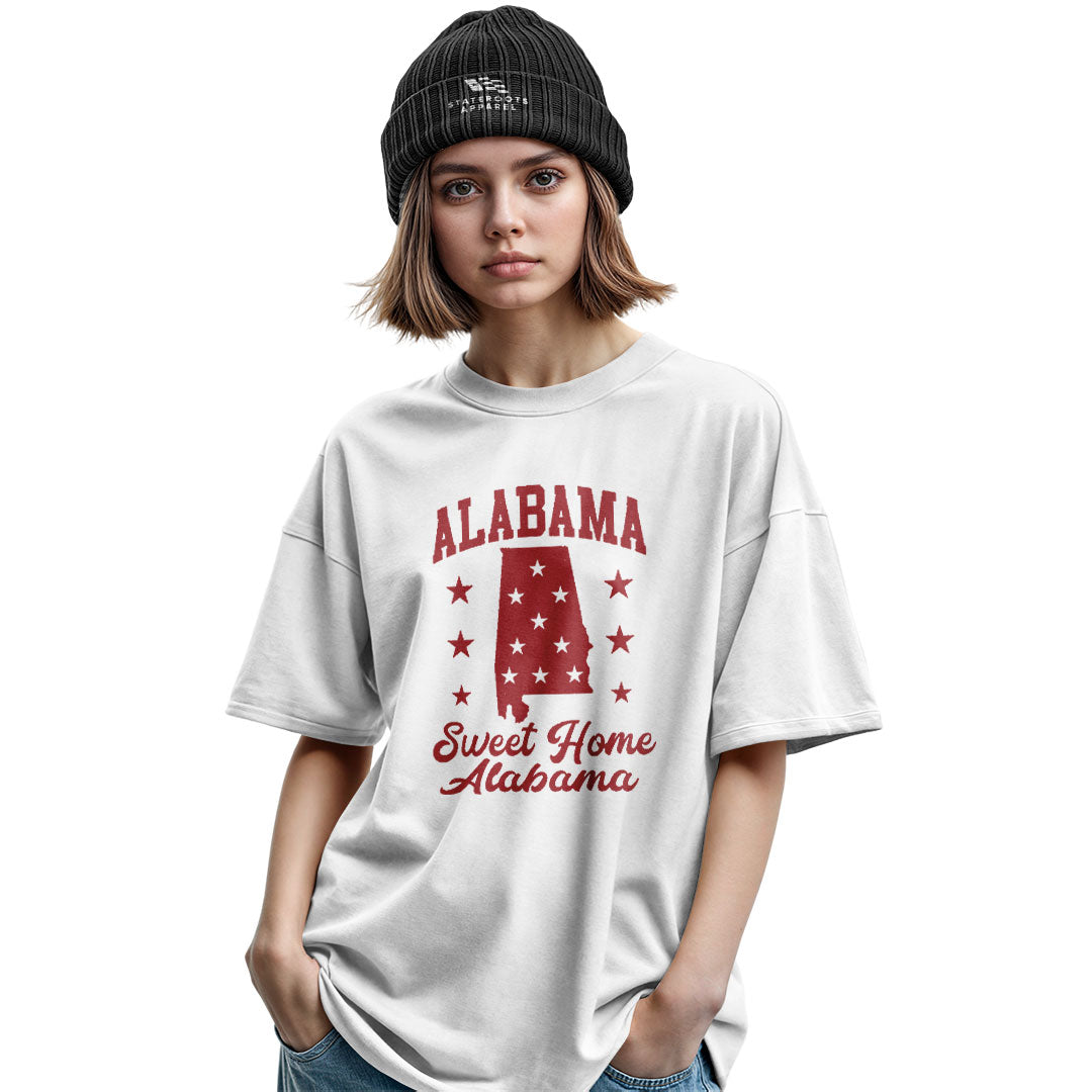 Alabama Sweet Home State Silhouette Stars - White lifestyle 2