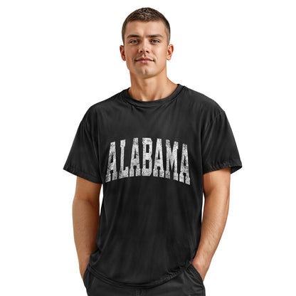 Alabama Varsity Arch Distressed - Black lifestyle 4