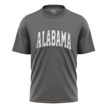 Alabama Varsity Arch Distressed - Charcoal flatlay