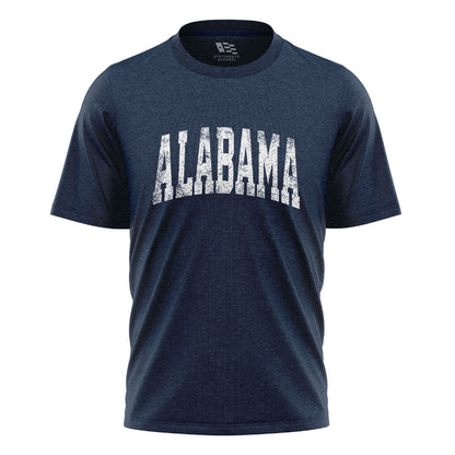 Alabama Varsity Arch Distressed - Navy flatlay
