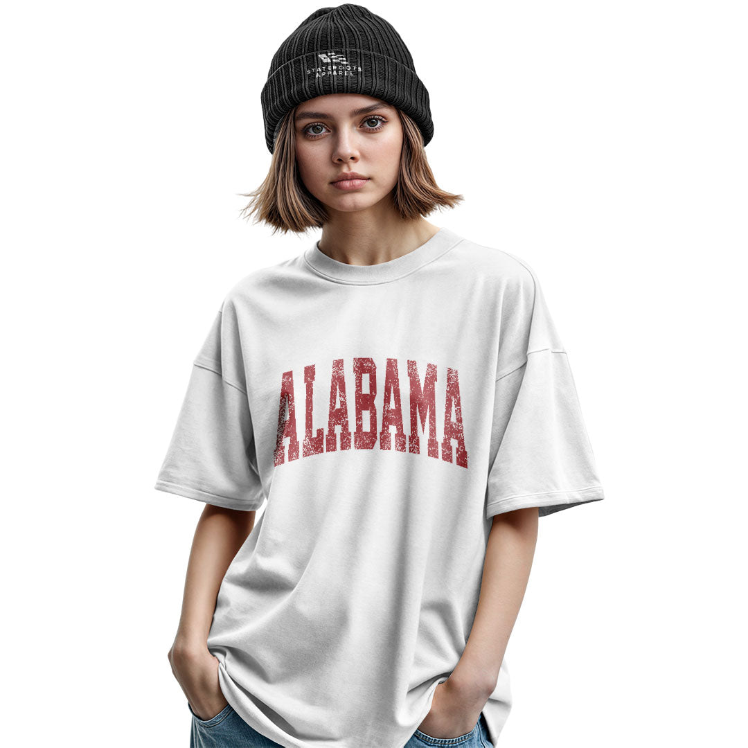 Alabama Varsity Arch Distressed - White lifestyle 2