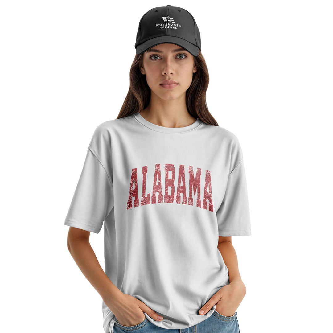 Alabama Varsity Arch Distressed - White lifestyle 3