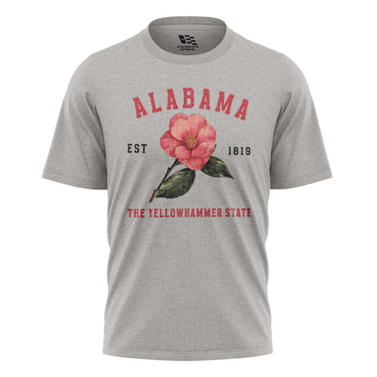 Alabama Yellowhammer Camellia Est 1819 - Sport Grey flatlay