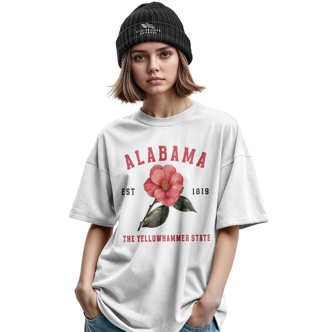 Alabama Yellowhammer Camellia Est 1819 - White lifestyle 2