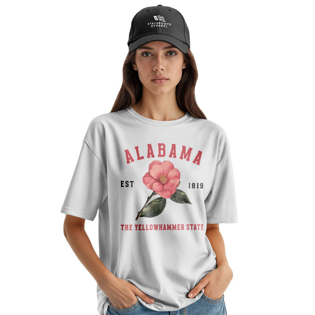 Alabama Yellowhammer Camellia Est 1819 - White lifestyle 3