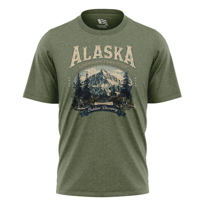 Alaska American Tradition Outdoor Discovery - Military Green flatlay