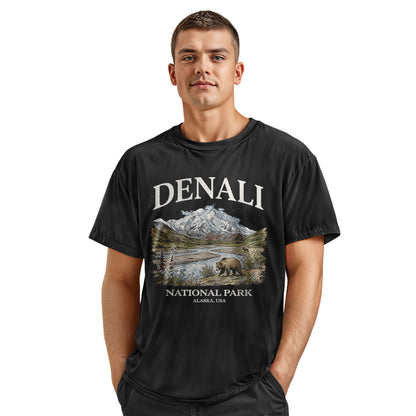 Alaska Denali National Park Grizzly Bear River - Black lifestyle 4