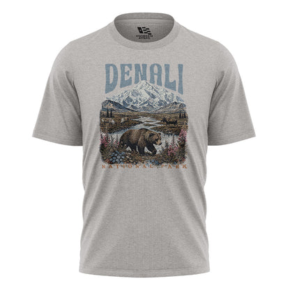 Alaska Denali National Park Grizzly Stream - Sport Grey flatlay