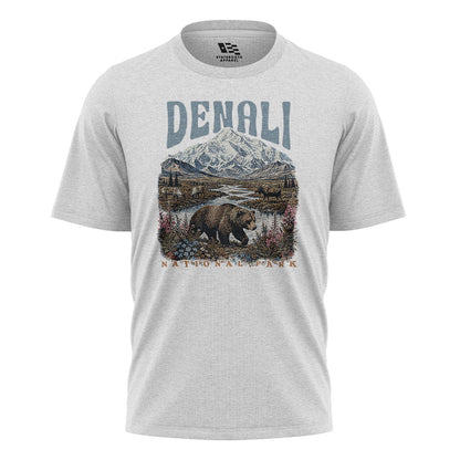 Alaska Denali National Park Grizzly Stream - White flatlay