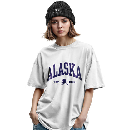 Alaska Est 1959 Varsity State Silhouette - White lifestyle 2