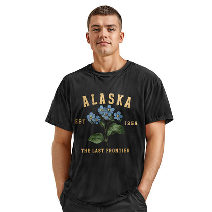 Alaska Forget Me Not Est 1959 Collegiate - Black lifestyle 4