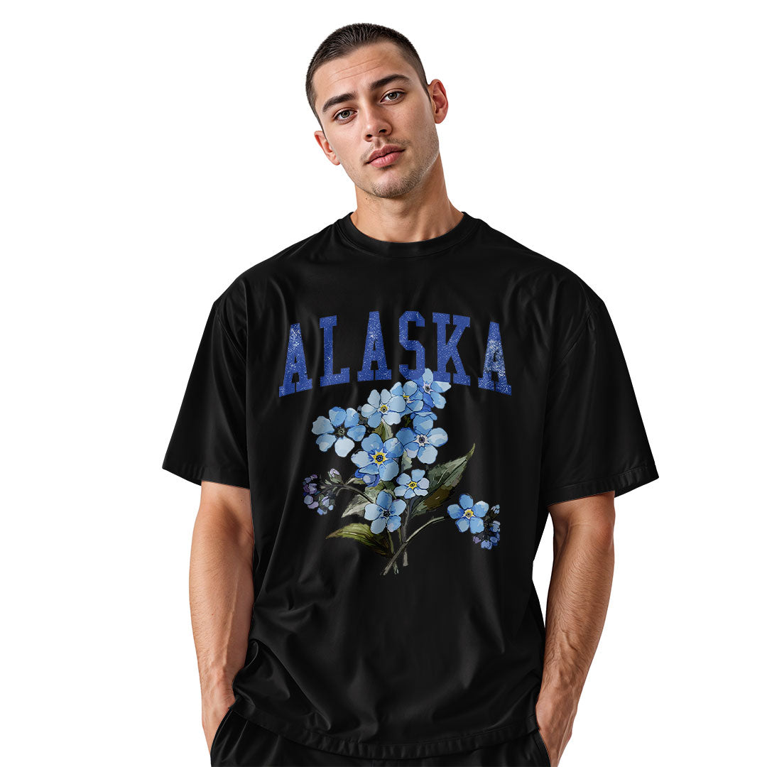 Alaska Forget Me Not Floral Bouquet - Black lifestyle 2