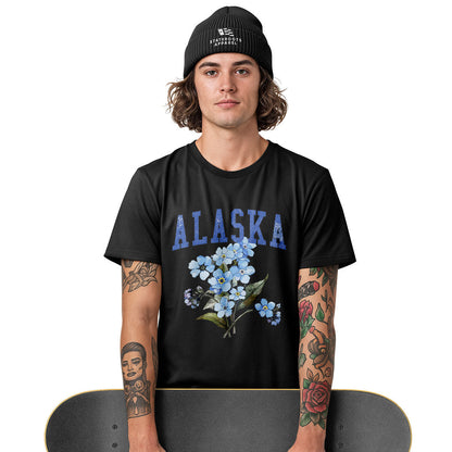 Alaska Forget Me Not Floral Bouquet - Black lifestyle 3